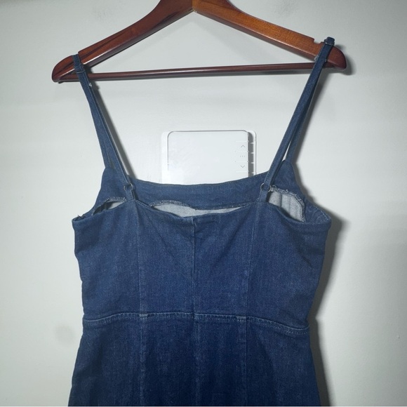 Reformation Delphinia Denim Dress Size 8 - Picture 6 of 16